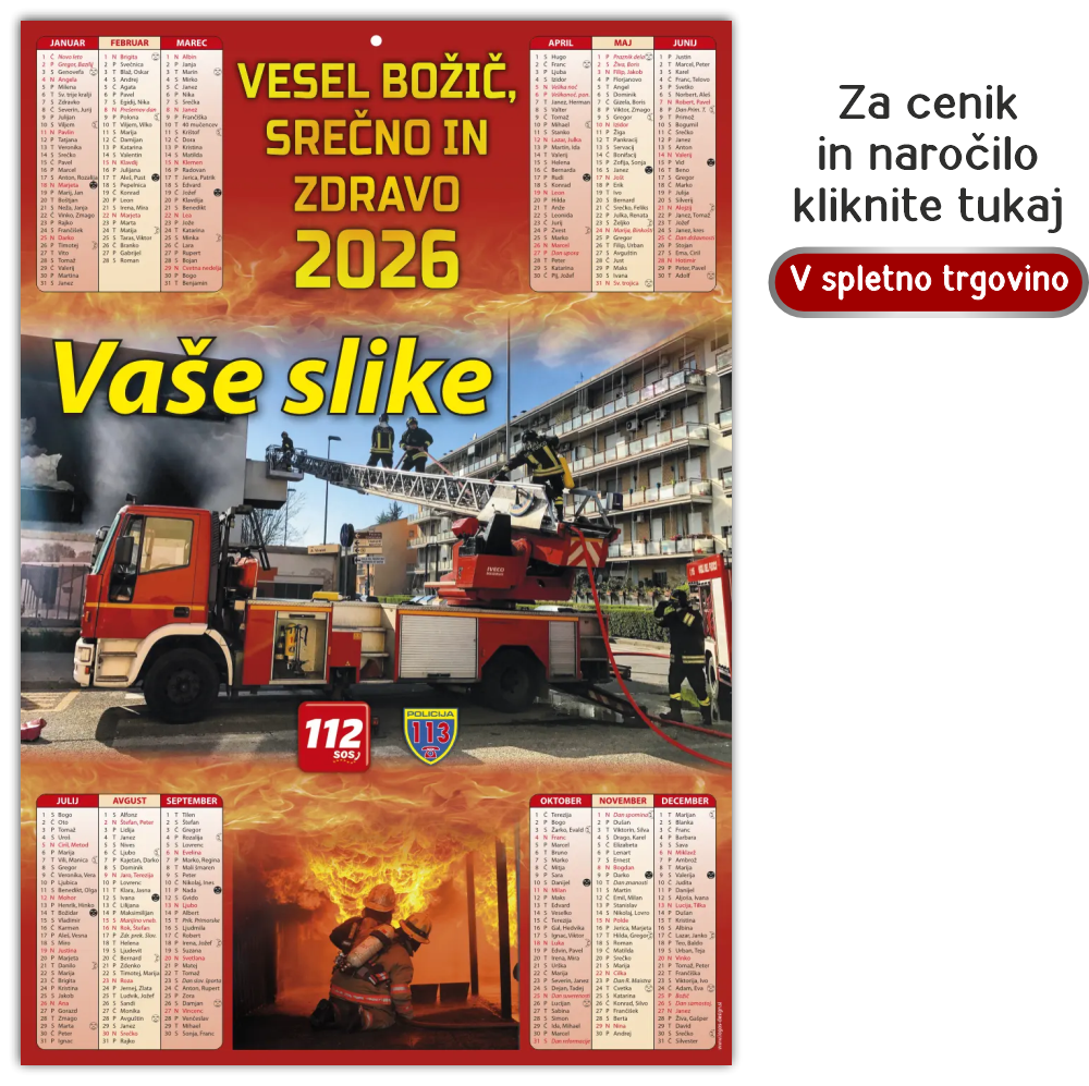koledarji 2018